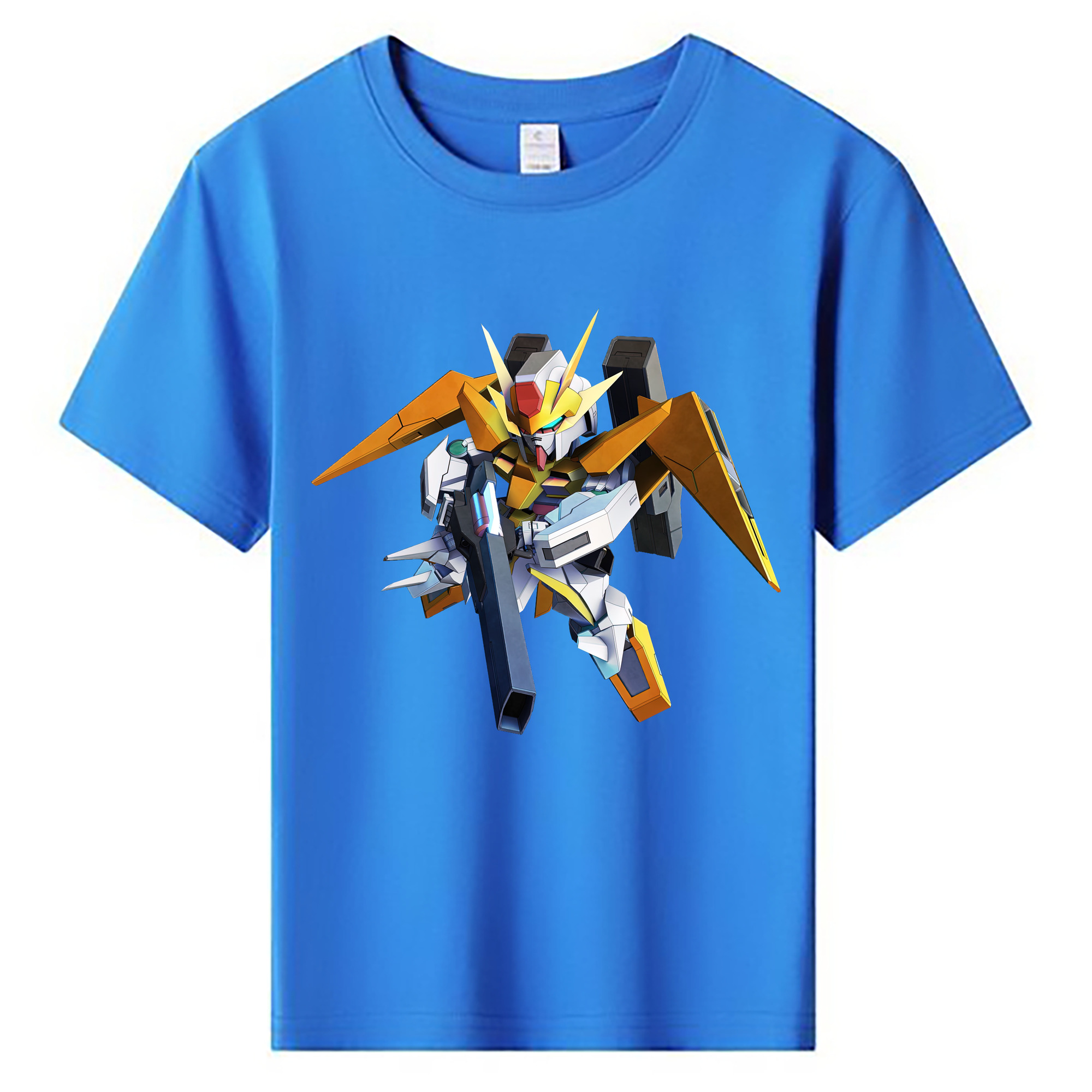 （画像用） 機動戦士ガンダム Mobile Suit Gundam 綿100％キッズTシャツ（フロントプリント）